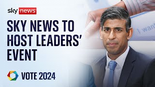 BREAKING: Sunak and Starmer to take part in leaders&#39; special | Election 2024
