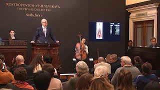 SOTHEBY S Rekorderlös bei Sothebys - Über 2 Millionen Euro für Rostropowitsch-Cello