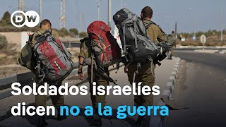 Reservistas israelíes se niegan a incorporarse al servicio militar para pelear en Gaza