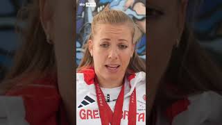 GOLD - USD Paralympic athlete Hannah Cockcroft reacts to winning ninth gold medal