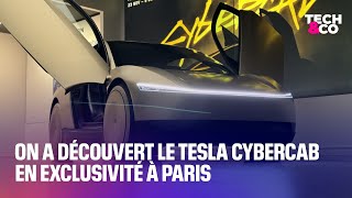 TESLA INC. On a découvert le Tesla Cybercab en exclusivité à Paris