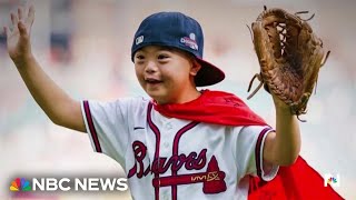 PITCH One boy throwing first pitch at major ballparks nationwide scores homerun in raising awareness