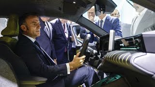 Macron inaugure le Mondial de l&#39;automobile à Paris sur fond de crise pour les constructeurs …