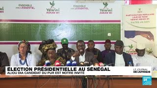 DIA Aliou Dia candidat du PUR (opposition) : &quot;Les Sénégalais réclament un homme nouveau&quot; • FRANCE 24