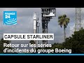 Le décollage crucial de la capsule Starliner pour le groupe Boeing • FRANCE 24