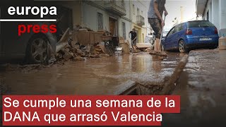 Una semana después de la DANA: Al menos 215 víctimas mortales y sin cifra de desaparecidos