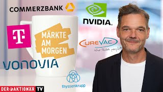 NOVO NORDISK A/S Märkte am Morgen: Nvidia, CureVac, Vonovia, Commerzbank, Telekom, Thyssen, Zalando, Novo Nordisk