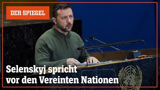 Livestream: Selenskyj spricht bei Uno-Generalversammlung | DER SPIEGEL