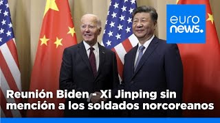 Biden y Xi Jinping dialogan en Perú pero no mencionan las tropas norcoreanas en Rusia