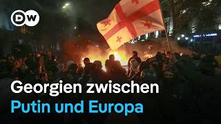 Polizeigewalt und Festnahmen: Ende des europäischen Traums in Georgien? | DW Nachrichten