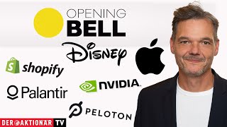 NVIDIA CORP. Opening Bell: Peloton, Palantir, Nvidia, Disney, Apple, Shopify