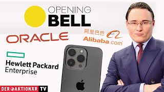 ORACLE CORP. Opening Bell: Gewinnwarnung bei BMW - Apple, Alibaba, Oracle, Hewlett Packard Enterprise, Boot Barn