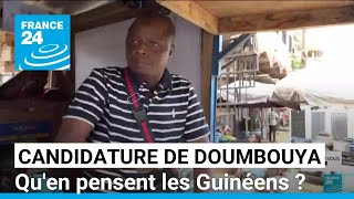 Candidature du général Doumbouya : qu&#39;en pensent les Guinéens ? • FRANCE 24