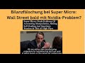 Bilanzfälschung bei Super Micro: Wall Street bald mit Nvidia-Problem? Marktgeflüster