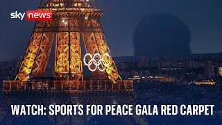GALA Watch live: Red carpet arrivals for the Sports for Peace Gala in Paris