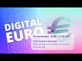 Civil Society Seminar: Digital euro - Maintaining the freedom to choose how we pay