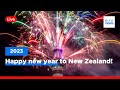 Happy new year to New Zealand! Auckland welcomes in the New Year with fireworks