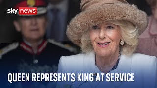 Queen represents King at Maundy Thursday service