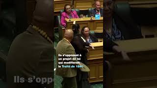 Nouvelle-Zélande : les députés Maori font un haka au Parlement • FRANCE 24