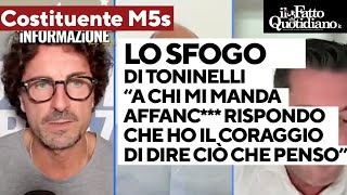 Toninelli si sfoga: &quot;Chi mi manda affanc*** è ignorante come una capra, almeno io ho il coraggio...&quot;