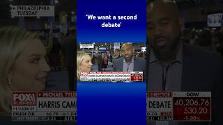 Harris campaign wants a second debate: ‘That was fun’ #shorts