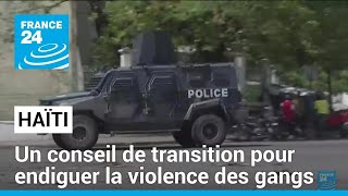 TRANSITION SHARES Haïti : un conseil de transition pour endiguer la violence des gangs • FRANCE 24