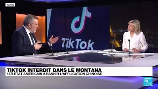 MONTANA N Etats-Unis : TikTok interdit dans le Montana • FRANCE 24