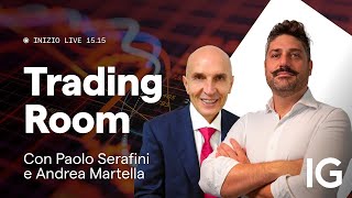 Live Trading con Paolo Serafini e Andrea Martella | IG Trading Room del 15.11.2024