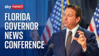 Florida Governor Ron DeSantis news conference after apparent assassination attempt on Trump