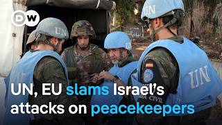 Will international condemnation protect UNIFIL peacekeepers in Lebanon from IDF attacks? | DW News