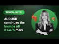 Technical Analysis: 04/04/2024 - AUDUSD continues the bounce off 0.6475 mark