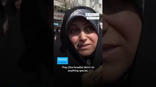 Iran: Protests against Israel, hours after Israel&#39;s suspected attack | DW Shorts