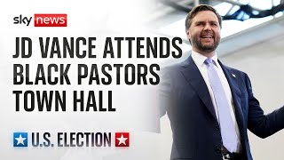 Watch live: JD Vance participates in Black Pastors town hall in Harrisburg, Pennsylvania