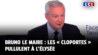 MAIRE Bruno Le Maire : les « cloportes » pullulent à l’Élysée