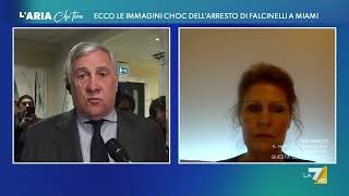 Arresto shock di Matteo Falcinelli, Antonio Tajani: &quot;Da padre le immagini non mi sono piaciute ...