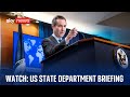 US State Department briefing
