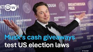 ELON AB [CBOE] Elon Musk makes headlines with support for Trump and alleged regular contact with Putin | DW News