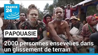 France 24 en Papouasie-Nouvelle-Guinée sur le site du glissement de terrain meurtrier • FRANCE 24
