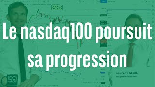 NASDAQ100 INDEX Le nasdaq100 poursuit sa progression - 100% Marchés - soir - 27/01/23