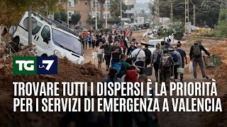 Trovare tutti i dispersi è la priorità per i servizi di emergenza a Valencia