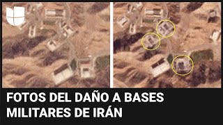 Imágenes satelitales muestran daños a enigmáticas bases militares de Irán tras el ataque de Israel