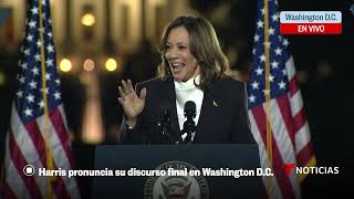 S&U PLC [CBOE] EN VIVO: Kamala Harris pronuncia su discurso final en Washington D.C.