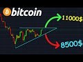 BITCOIN TRIANGLE EN FORMATION CRASH OU HAUSSE !? btc analyse technique crypto monnaie