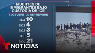 Diez personas han muerto este año fiscal mientras estaban bajo custodia de ICE