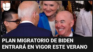DIA &quot;Es un día histórico&quot;: Mayorkas habla del programa migratorio de Biden de ayuda a indocumentados