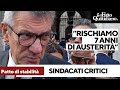 Landini: “Con Patto stabilità si rischiano anni di austerità". E Bombardieri critico sulle pensioni