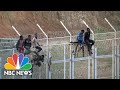 ENCE - Hundreds Of Migrants Claim ‘Victory’ After Storming Border ence | NBC News