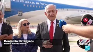 Le Premier ministre israélien Benjamin Netanyahu en déplacement à Washington • FRANCE 24