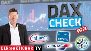 BAYER AG NA O.N. DAX-Check LIVE: Bayer, Brenntag, Cancom, Evotec, Infineon, Jenoptik, KWS Saat, SAF-Holland, Sixt, UI