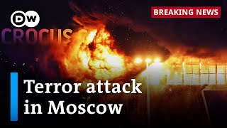 NEAR Dozens of people reportedly killed in shooting near Moscow | DW News